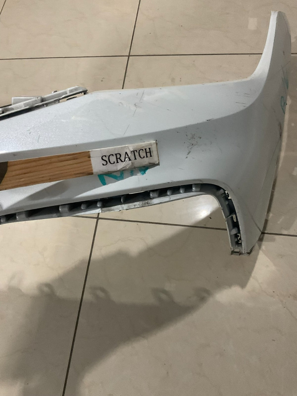 Front Bumper Cover White 2022 2023 Volkswagen Tiguan 5nn+807+221+b OEM