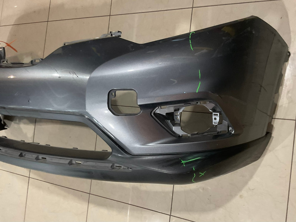 Front Bumper Cover Grey 2014-2016 Nissan Rogue 62022+5ha0h OEM