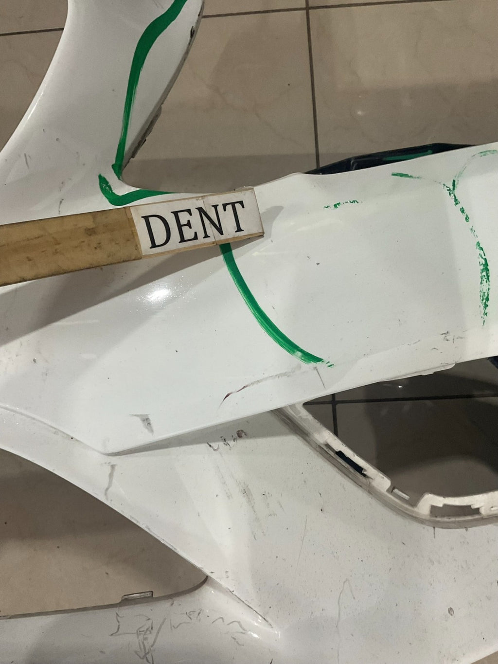 Front Bumper LOCAL White 2019-2021 Mercedes Benz C-Class W205 a205+885+19+01 OEM