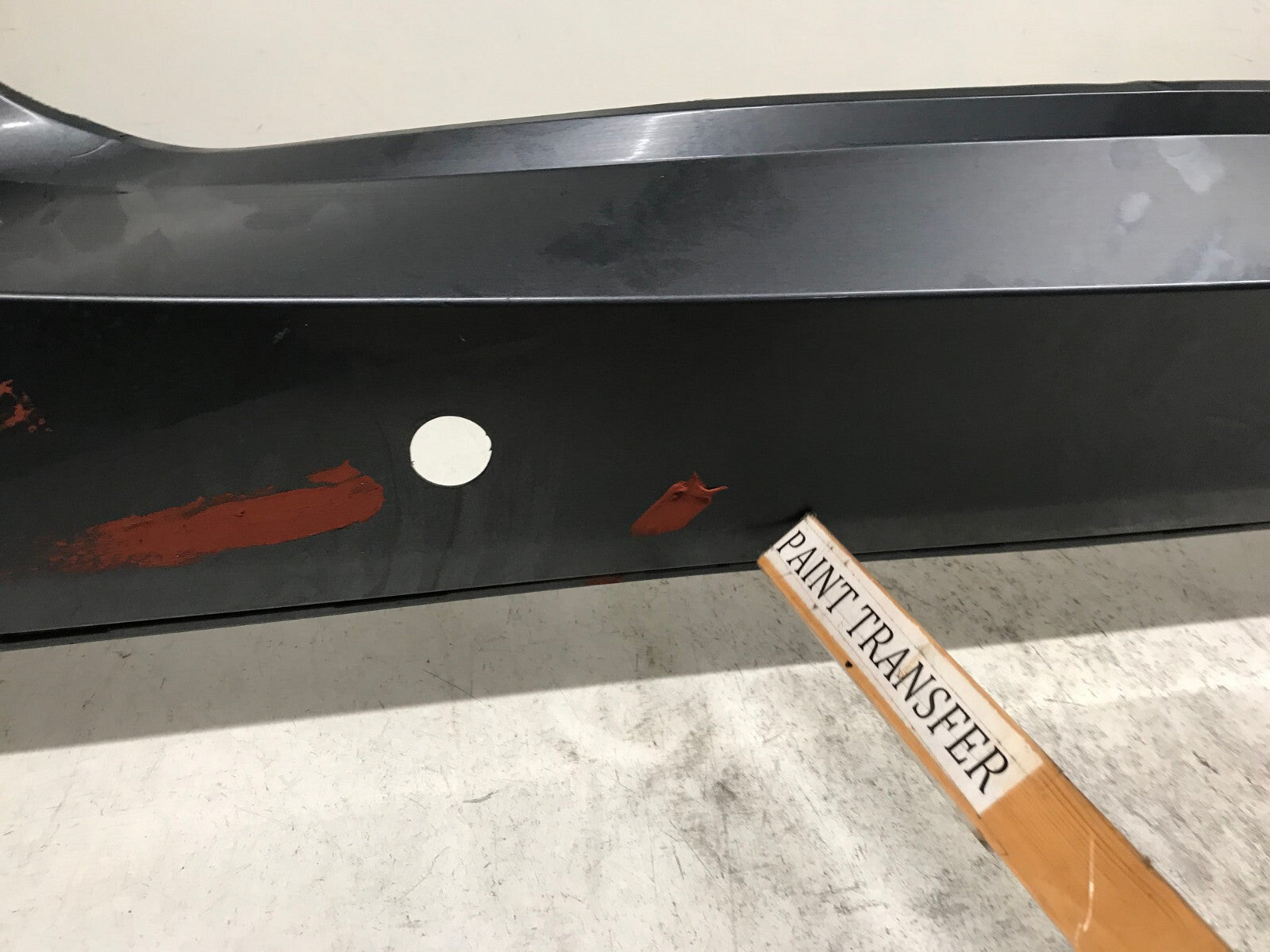 Rear Bumper Cover Gray Toyota Prius Two Three Four 16-18 w/Sensor Holes OEM