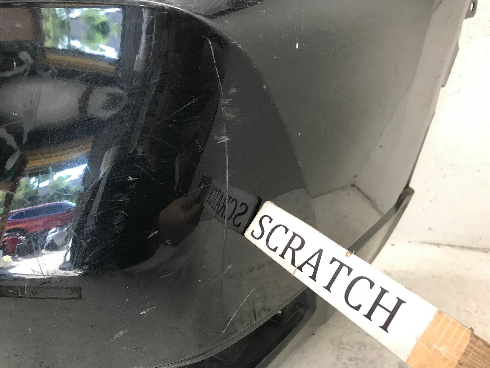 Rear Bumper Cover Black 2017-2018 Nissan Rogue S/SL/SV/SV Hybrid 85022-6FR0H OEM