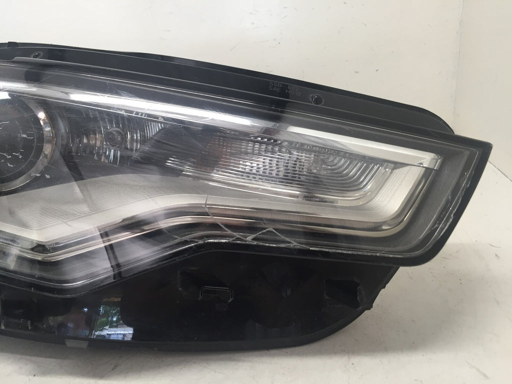 Xenon Hid Led Headlight Right Passenger Side Audi A6 12-15 Damaged OEM