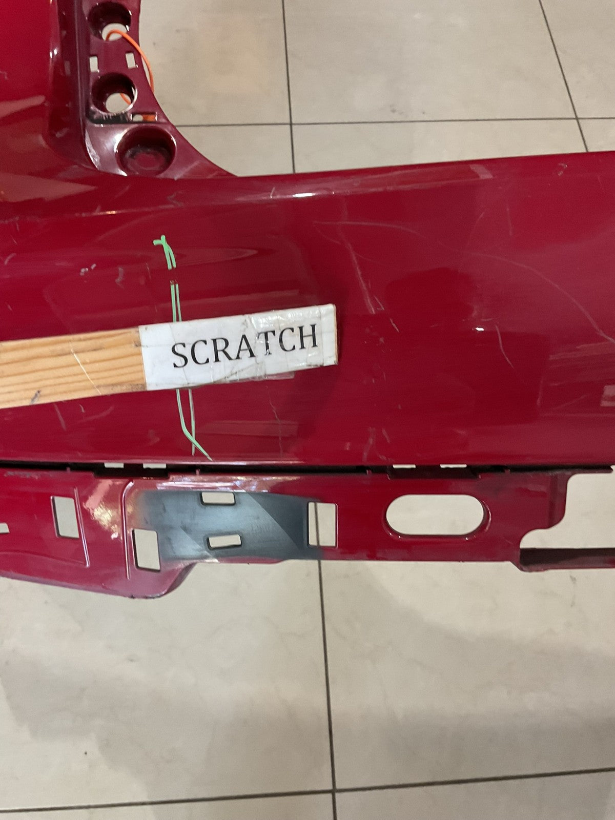 Rear Bumper Cover Red Acura MDX 2017 2019 71501+tz5+a000 OEM