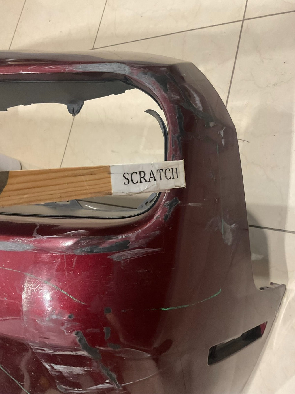 Front Bumper Cover Red 2015-2023 Dodge Challenger CAPA