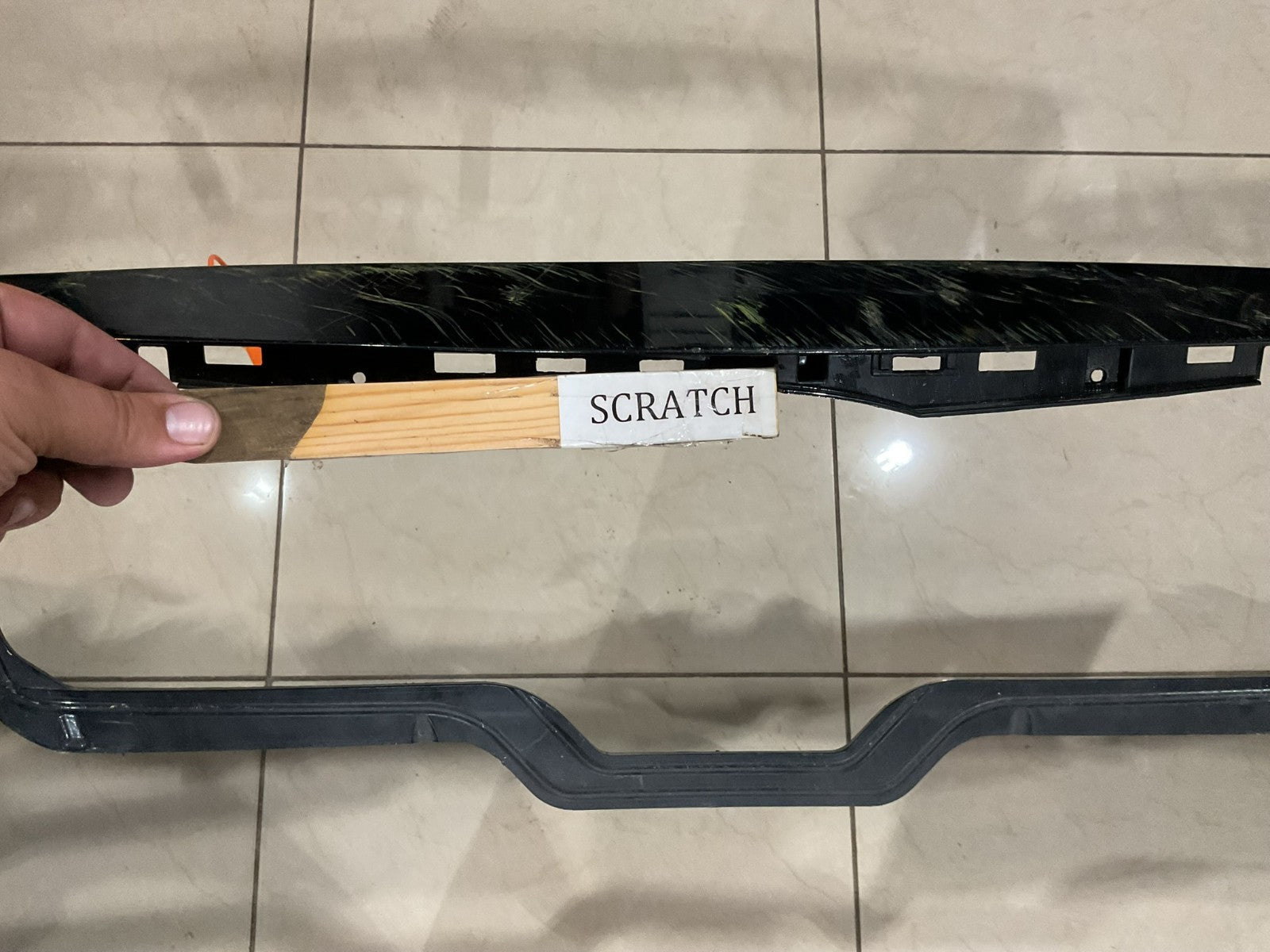 Front Bumper Cover Black Toyota Avalon Base Limited Touring 2019 52119+07090 OEM