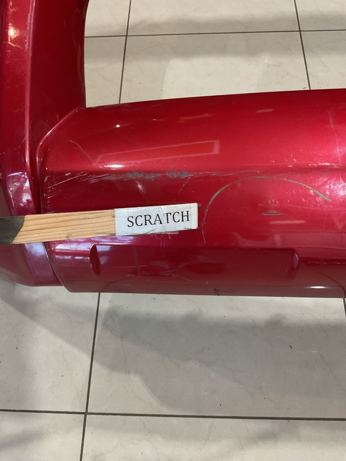 Front Bumper Cover Red 2014-2023 Toyota 4Runner SR5 Base 52119+35210 OEM