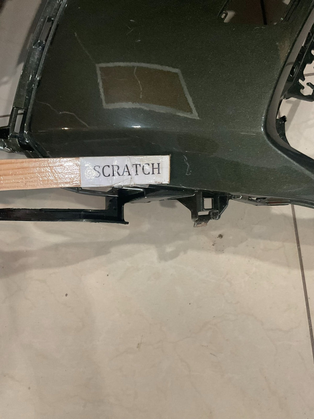 Front Bumper LOCAL Dark Green Lexus NX250 NX350 NX350h NX450h+ 22-24 CAPA