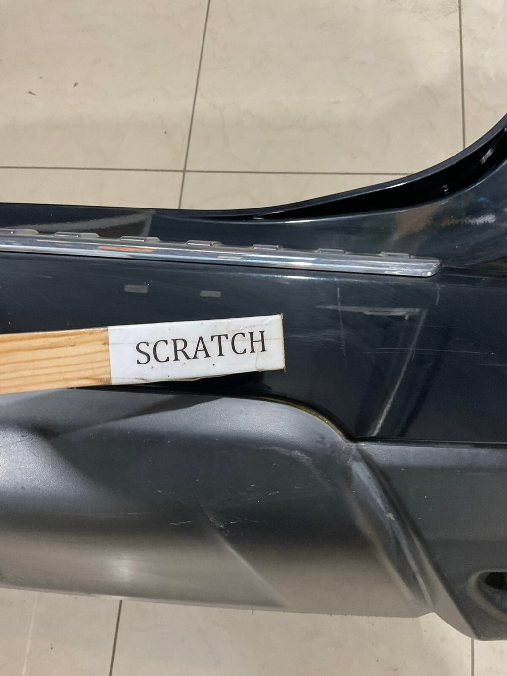 Rear Bumper Cover Black Nissan Rogue S SL SV 14-2016 85022-5HA0A OEM