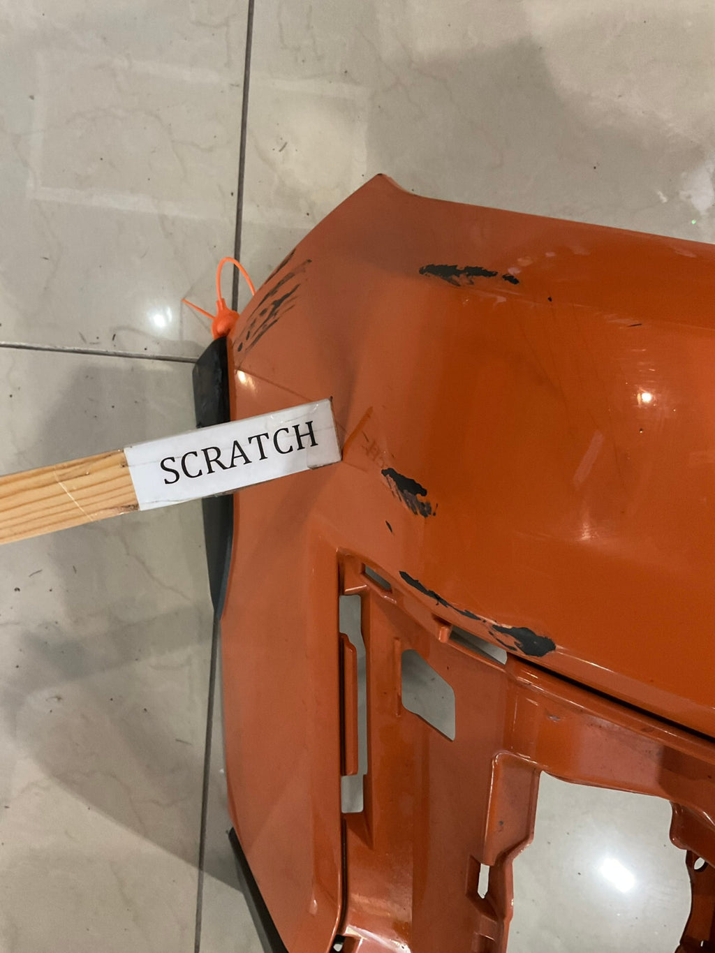 Front Bumper Cover Orange 2018-2020 Subaru Crosstrek 57704FL010 OEM