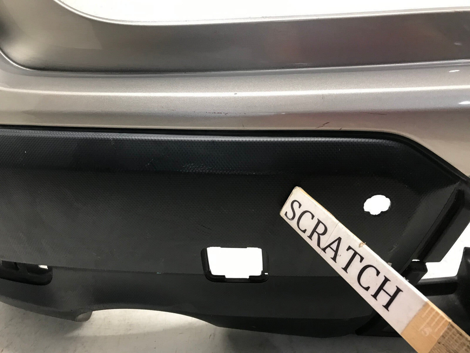 Rear Bumper Cover Subaru Ascent w/Sensor Holes Silver 2019 57704XC01A OEM2