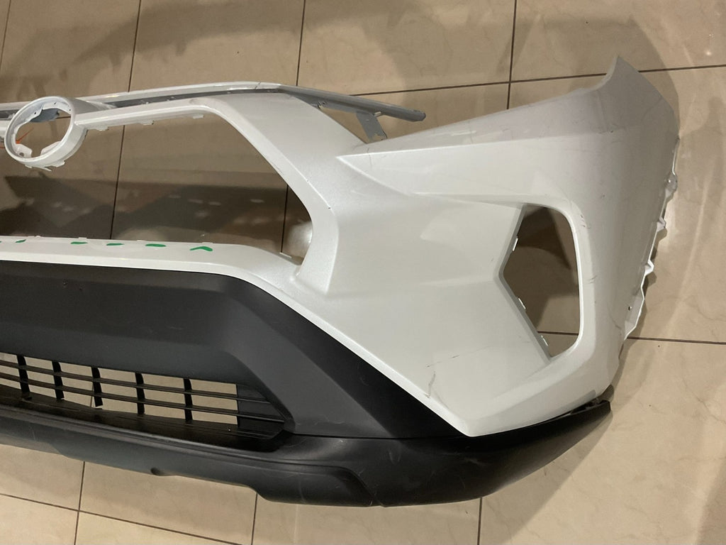 Front Bumper Cover White Toyota RAV4 2019-2021 52119+0r200 OEM