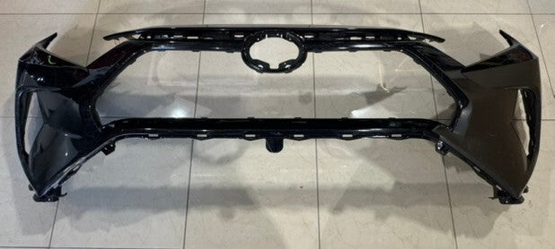 Front Bumper Cover Black /218 2019-2021 Toyota RAV4 LE/XLE/Hybrid LE OEM