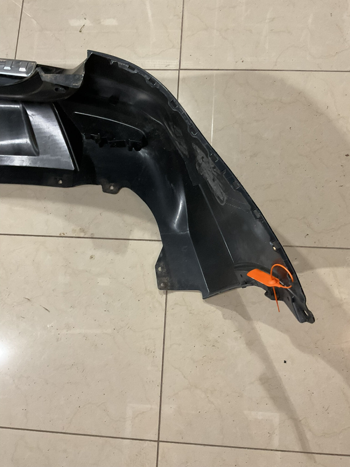 Rear Bumper Cover Black Nissan Rogue S SL SV 2014-16 85022-5HA0A OEM