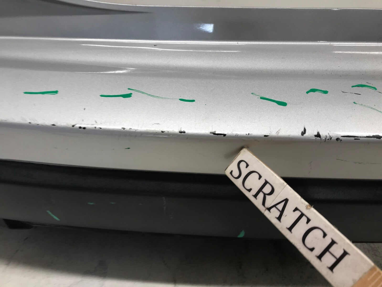 Rear Bumper Cover Silver Nissan Rogue S SL SV SL Hybrid 17-19 85022-6FL0H OEM