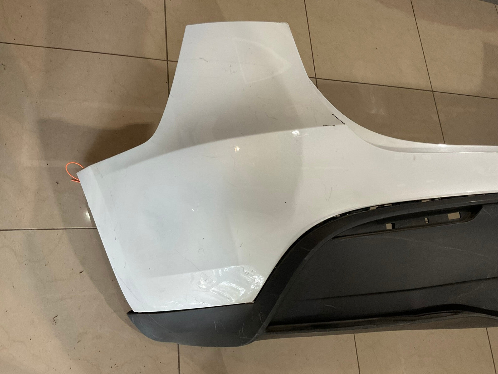 Rear Bumper Cover White 2022-2024 Tesla Model Y 1493735-TX-A OEM