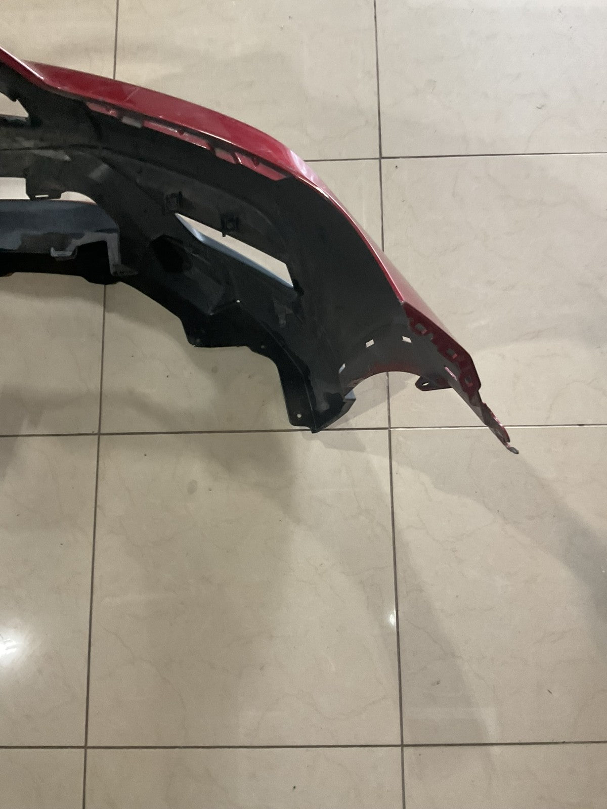 Front Bumper Cover Red 2018-2019 Nissan Kicks S/SV 62022+5rb0h OEM
