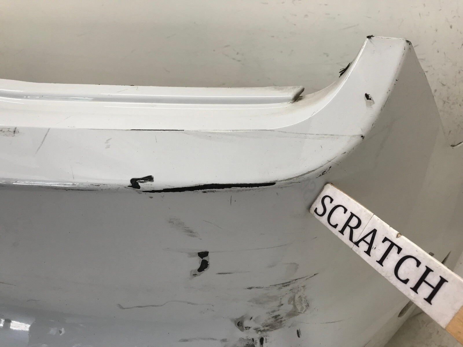 Rear Bumper Cover Ford Mustang v6 White 2015 2016 2017 FR3B-17D781-A OEM5