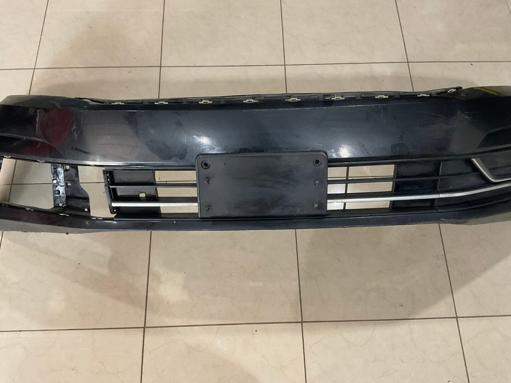 Front Bumper Cover Black 2012-2015 Volkswagen Passat CAPA