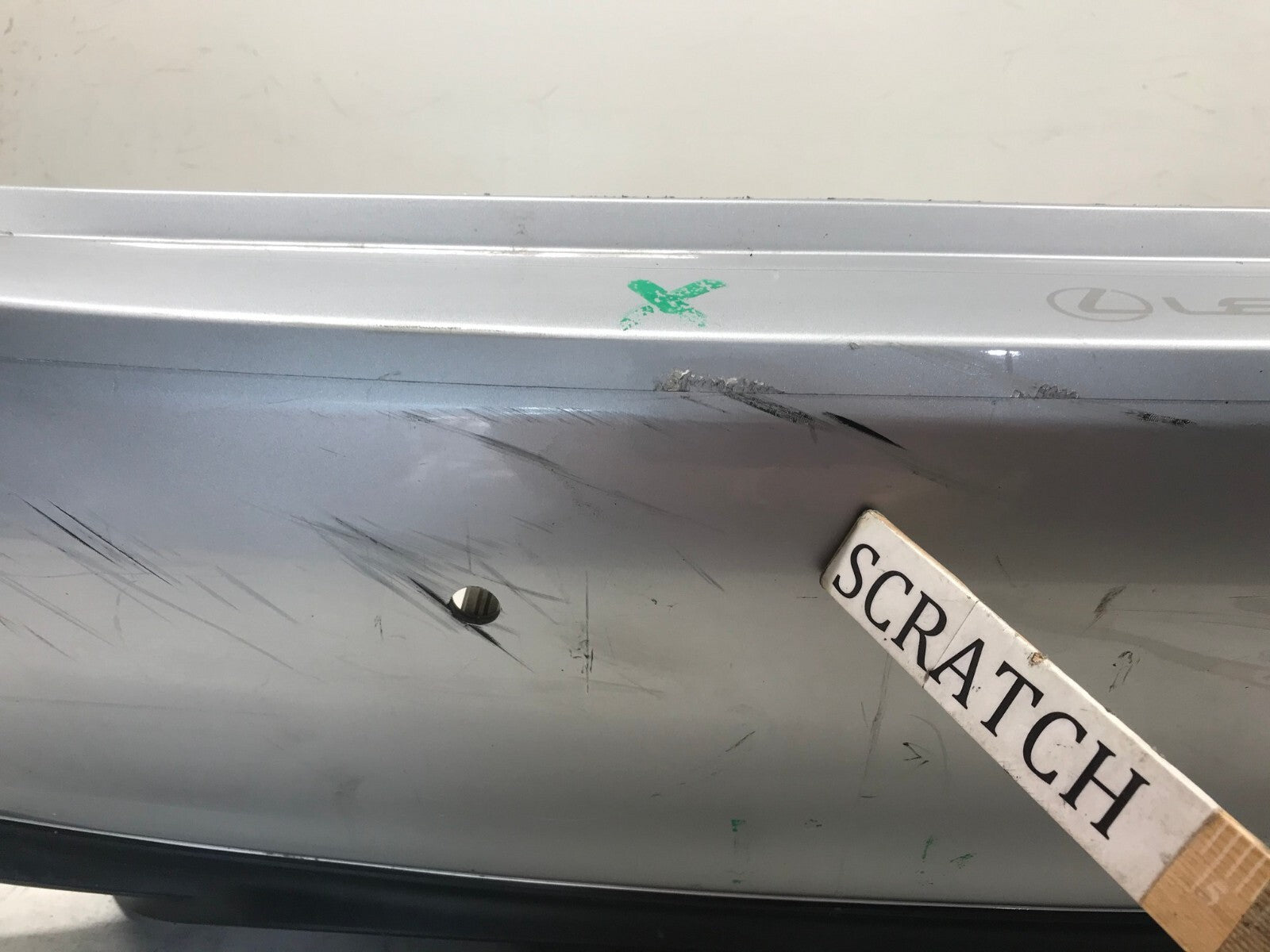 Rear Bumper Cover 1J4 Lexus ES350 Base 2016-2018 w/Sensor Holes 52159-06A50 OEM