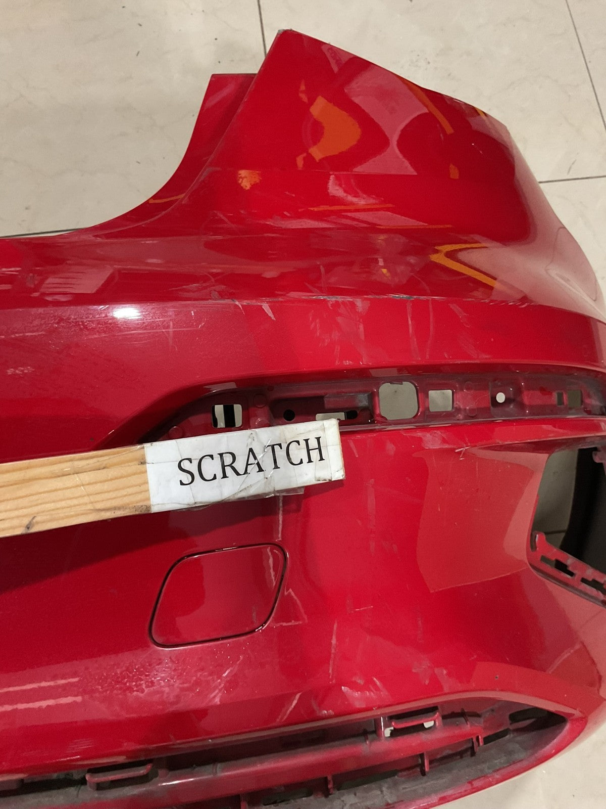 Rear Bumper Cover Red Audi A3 Sedan 2024-2025 8y5+807+511 OEM