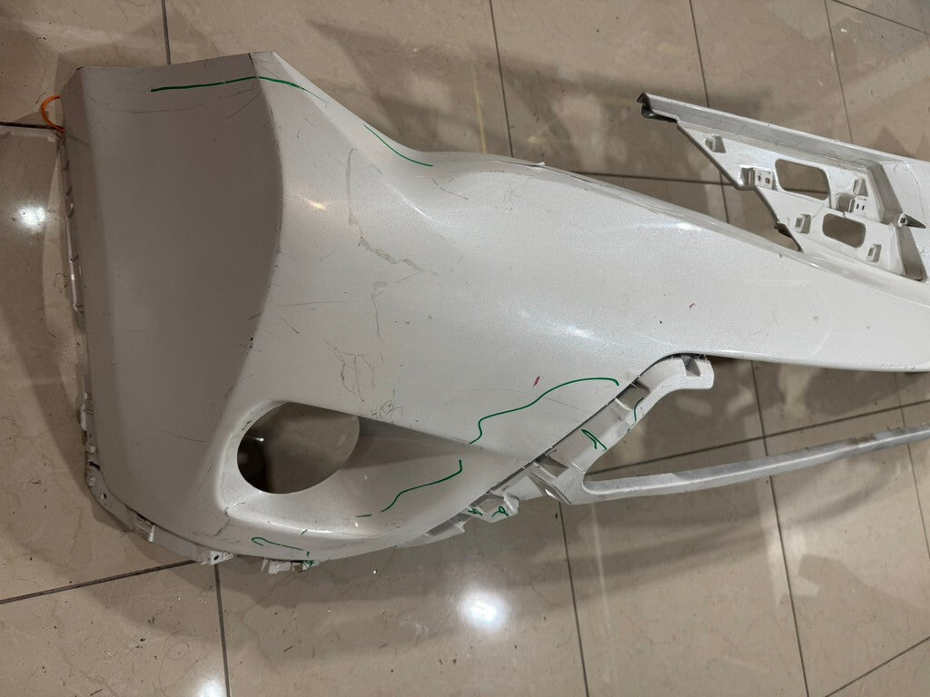 Front Bumper Cover White 2013-2015 Toyota Rav4 LE 52119+0R110 OEM