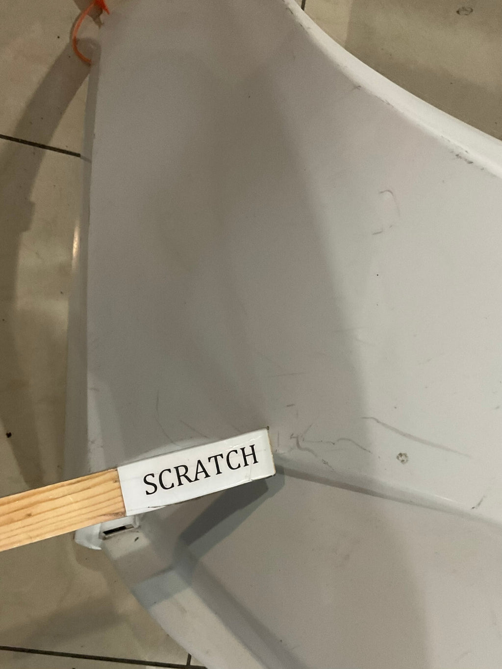 Front Bumper Cover White Toyota Corolla Hatchback 2018 2019 52119-12G00 OEM