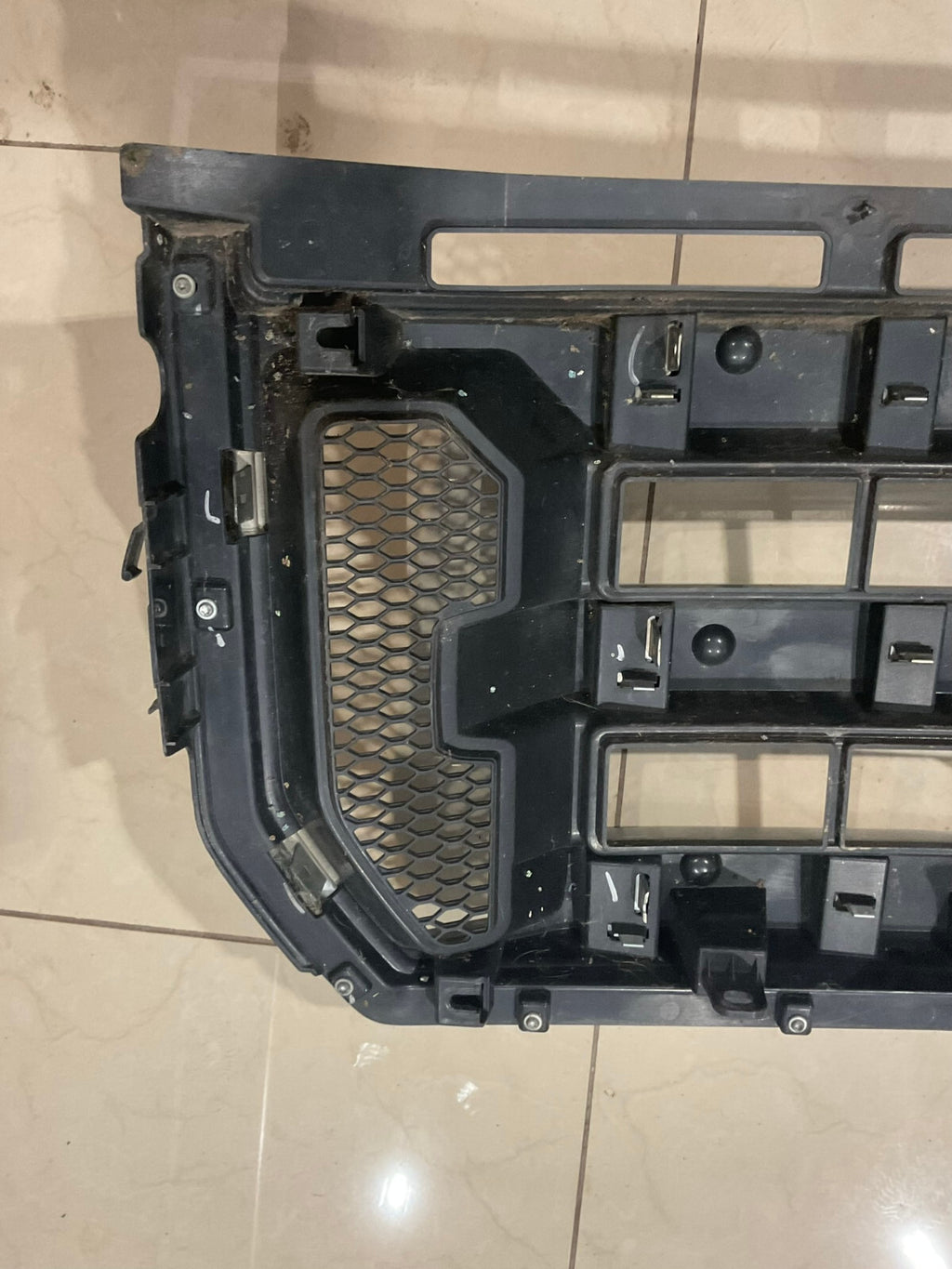 Grille Grill Silver & Black Ford 2015 2016 F-150 Pickup Truck FL34-8200+DB OEM
