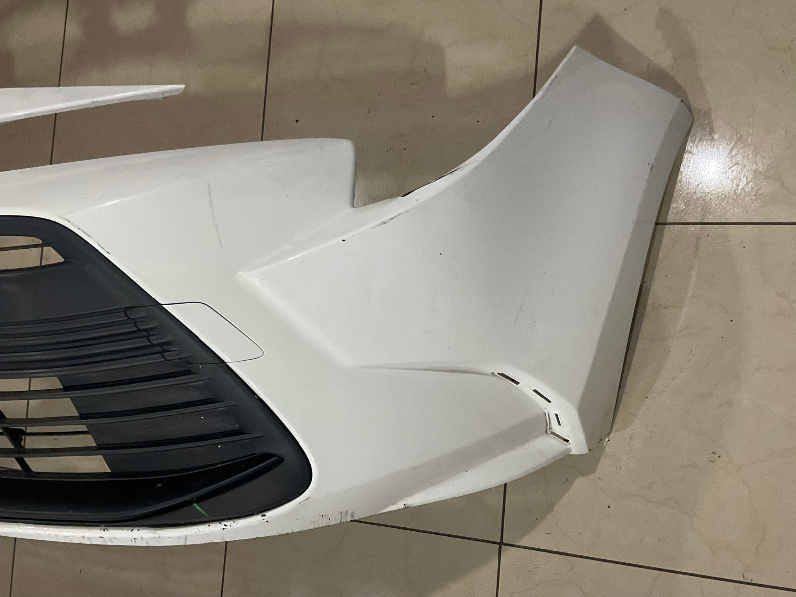 Front Bumper Cover White Toyota Corolla Hatchback 2018 2019 52119-12G00 OEM