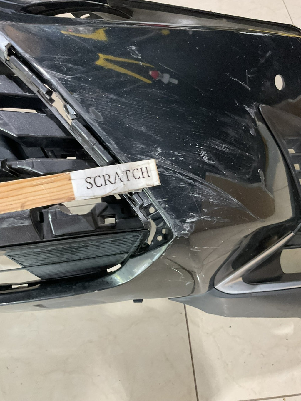 Front Bumper Cover Black 2018 2019 2020 2021 Lexus NX300 NX200T 52119+78290 OEM