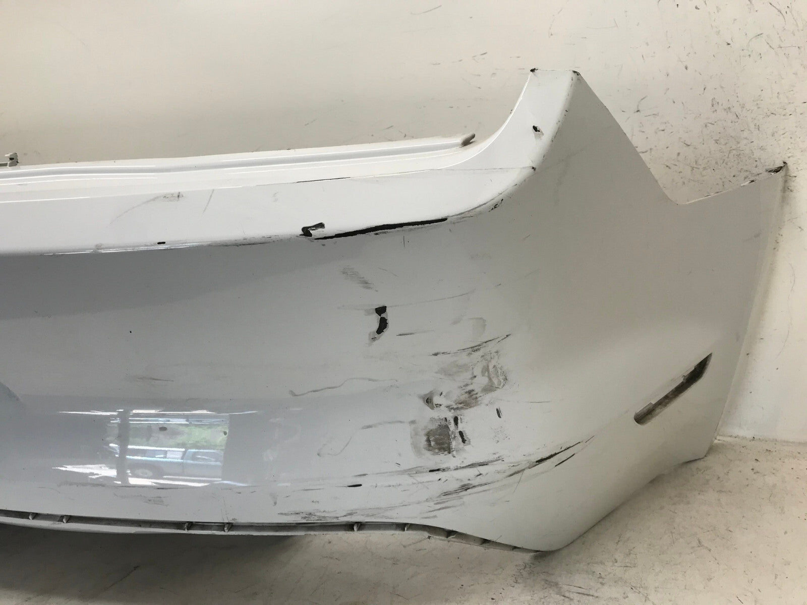 Rear Bumper Cover Ford Mustang v6 White 2015 2016 2017 FR3B-17D781-A OEM5