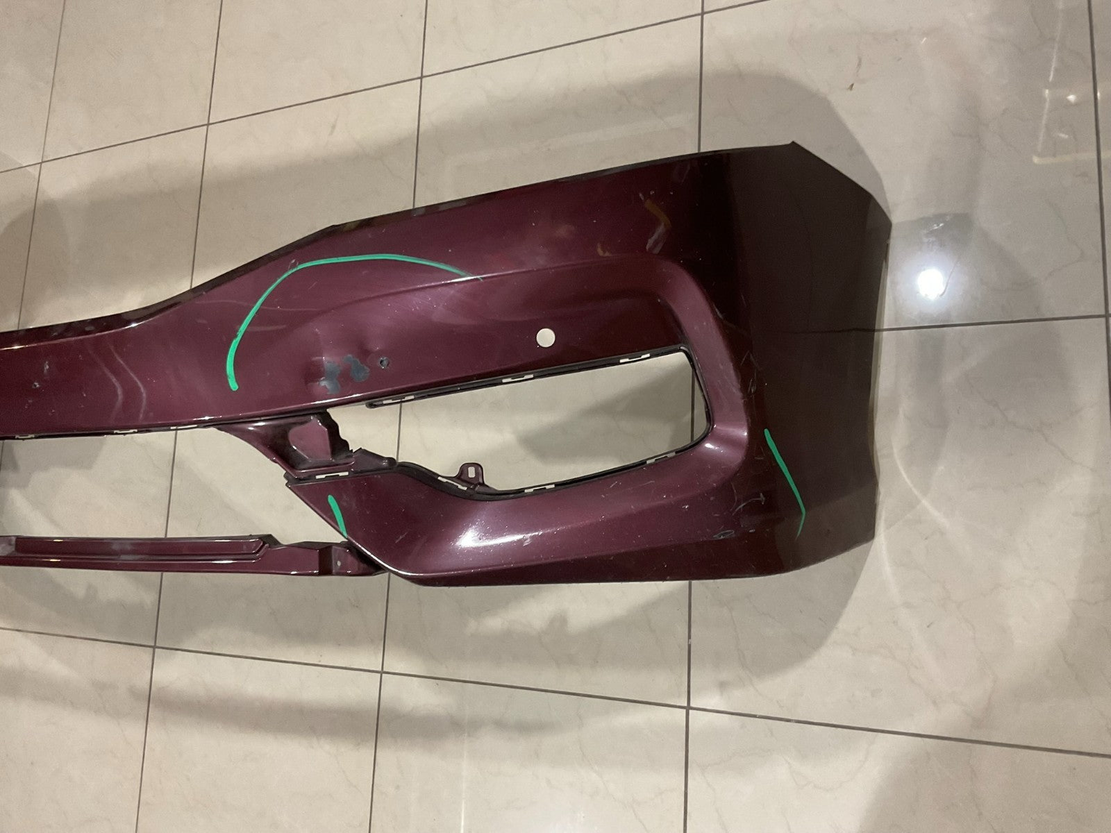 Front Bumper Cover Red Honda Accord Sedan 2016-2017 71101+tf2+a000 OEM