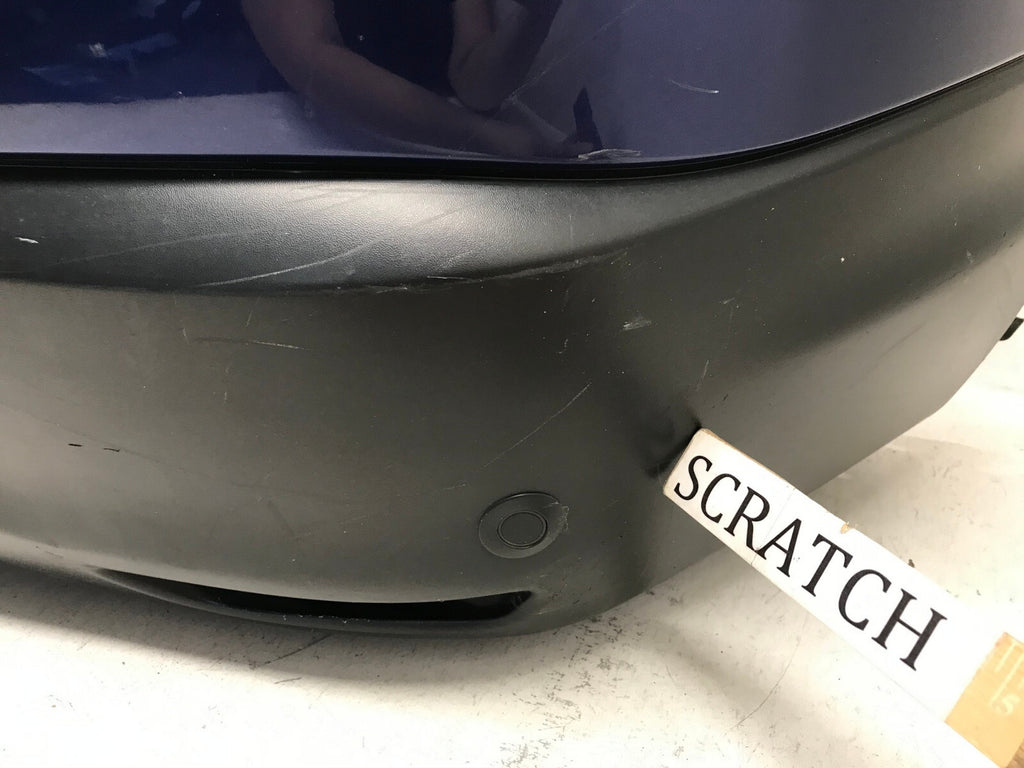 Rear Bumper Cover Blue Nissan Rogue Sport S SL SV 17 18 w/Sns H 62022-6MA0H OEM