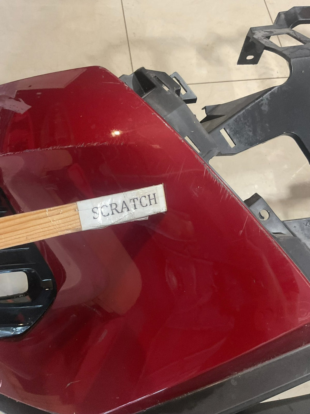 Front Bumper Cover Red 2021 2022 Nissan Kicks S/SV/SR 62022+5r00h OEM