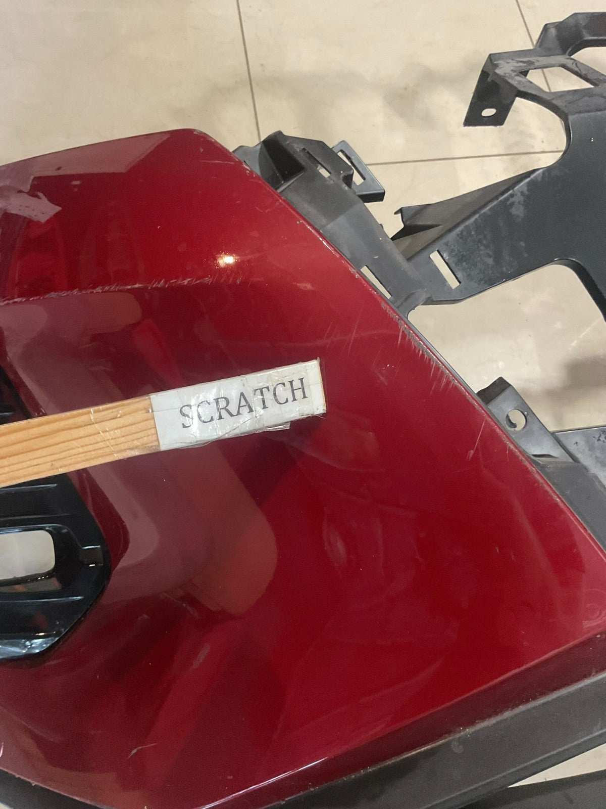 Front Bumper Cover Red 2021 2022 Nissan Kicks S/SV/SR 62022+5r00h OEM
