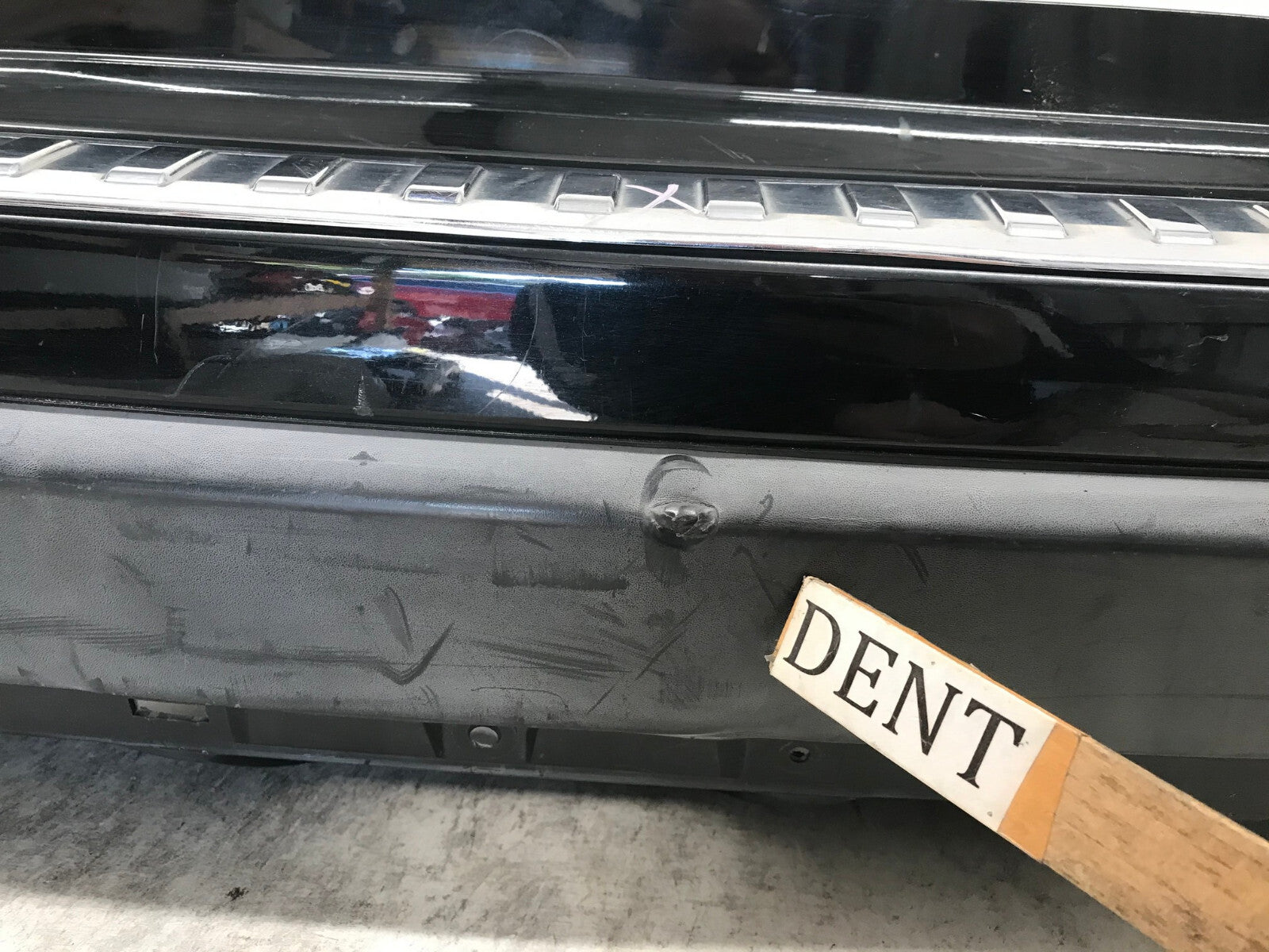 Rear Bumper Cover Black 2017-2018 Nissan Rogue S/SL/SV/SV Hybrid 85022-6FR0H OEM