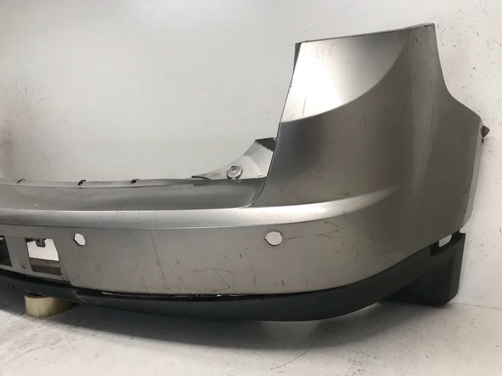 Rear Bumper Cover Silver 2011-2015 Lincoln MKX w/Sensor Holes 7A13-17F001-AB OEM