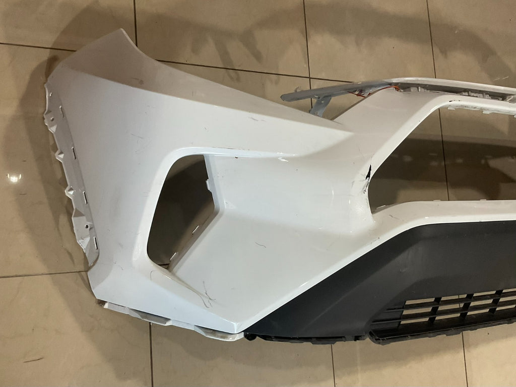 Front Bumper Cover White Toyota RAV4 2019-2021 52119+0r200 OEM