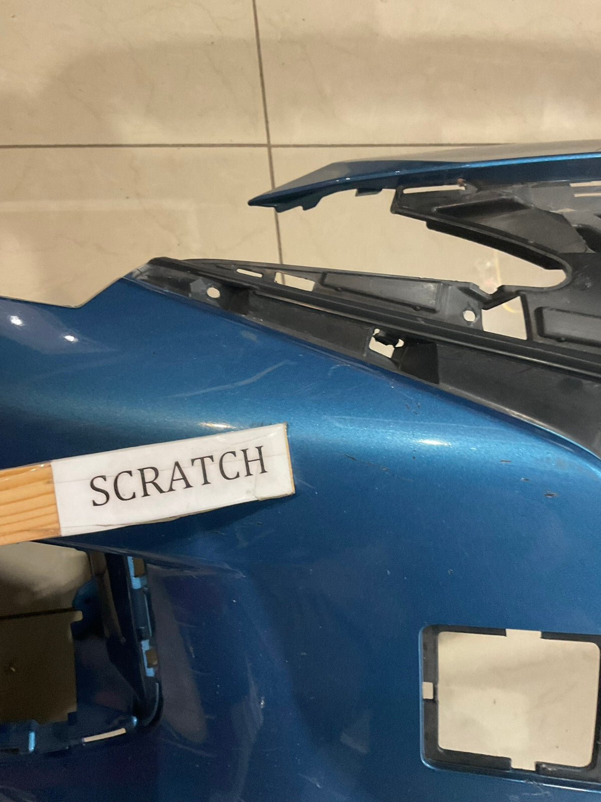 Front Bumper cover Blue Mitsubishi Space Star 2019 6400J973ZZ OEM