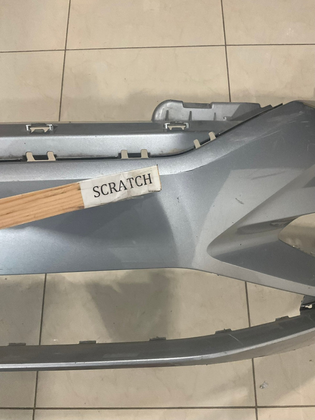 Front Bumper Cover Silver 2013-2017 Volkswagen Jetta 17A+807+221 OEM
