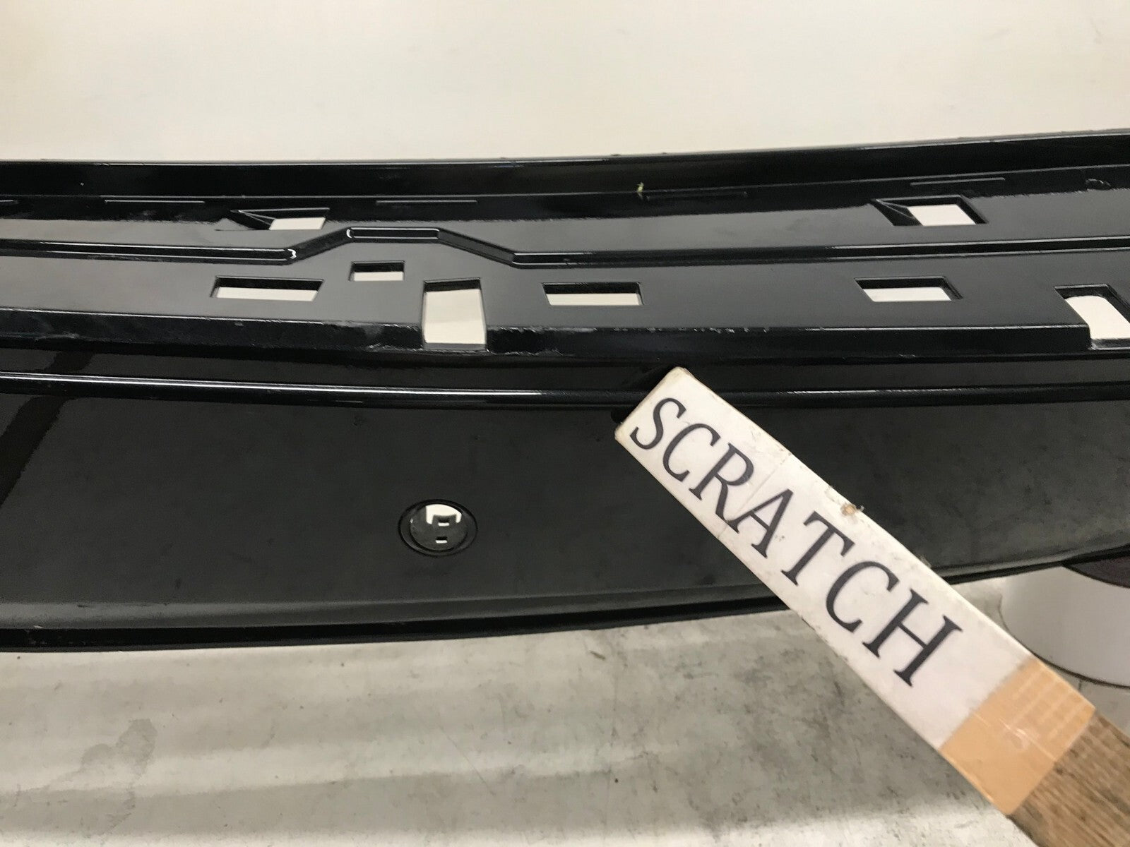 Rear Bumper Cover Black Jeep Grand Cherokee 11-18 w/Sensor Holes 1VQ65TZZAA OEM