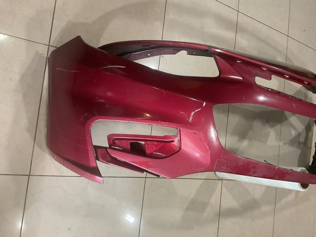 Front Bumper Cover Red Chevy Malibu 16-18 CAPA