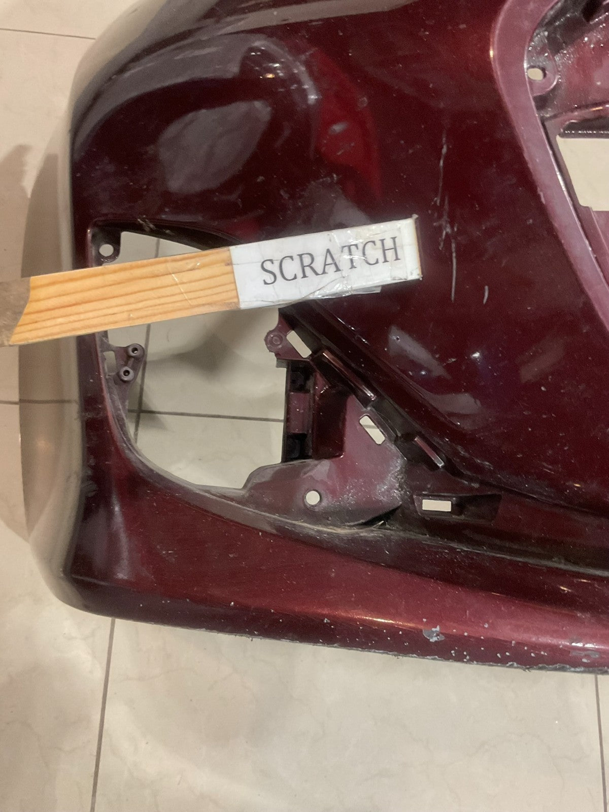 Front Bumper Cover Red 2013 2014 13 14 Toyota Avalon 52119+7050 OEM