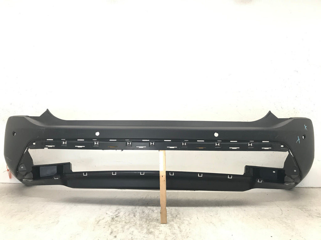 Rear Bumper Cover Black 2021-2022 Nissan Rogue Sport S/SV/SL w/Sensor Holes OEM