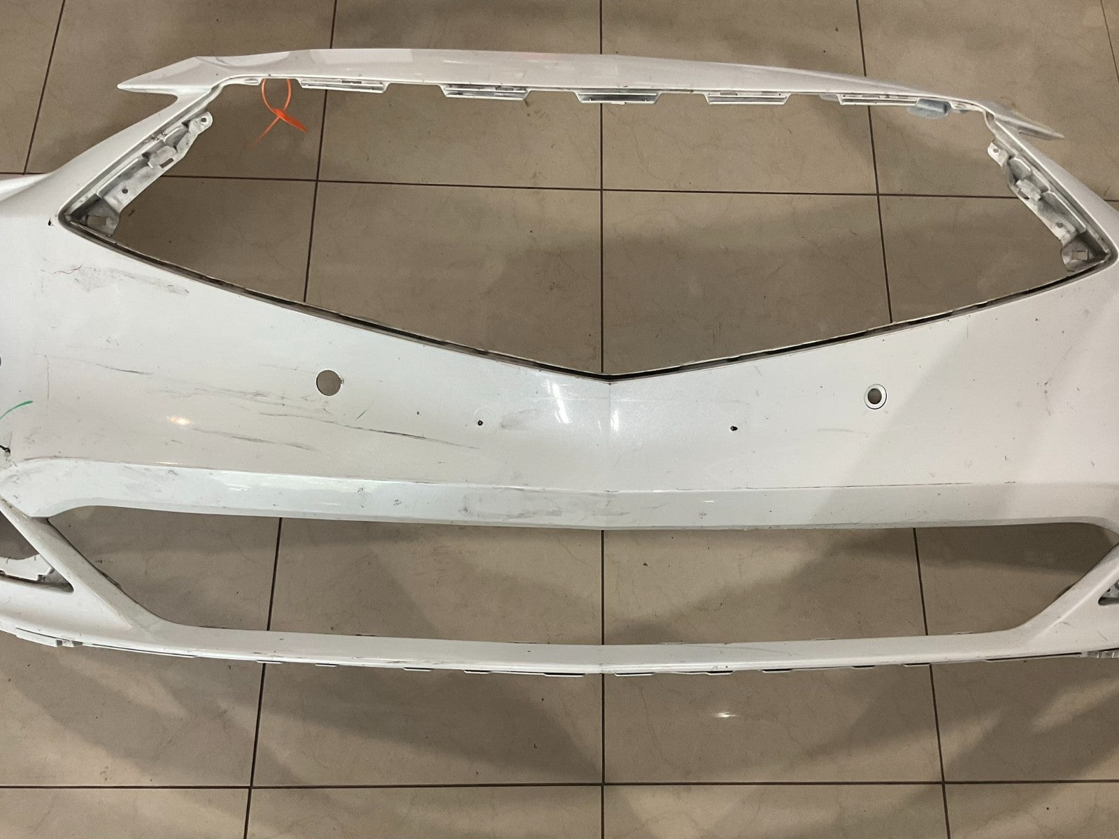 Front Bumper Cover White 2022-2024 Acura MDX CAPA