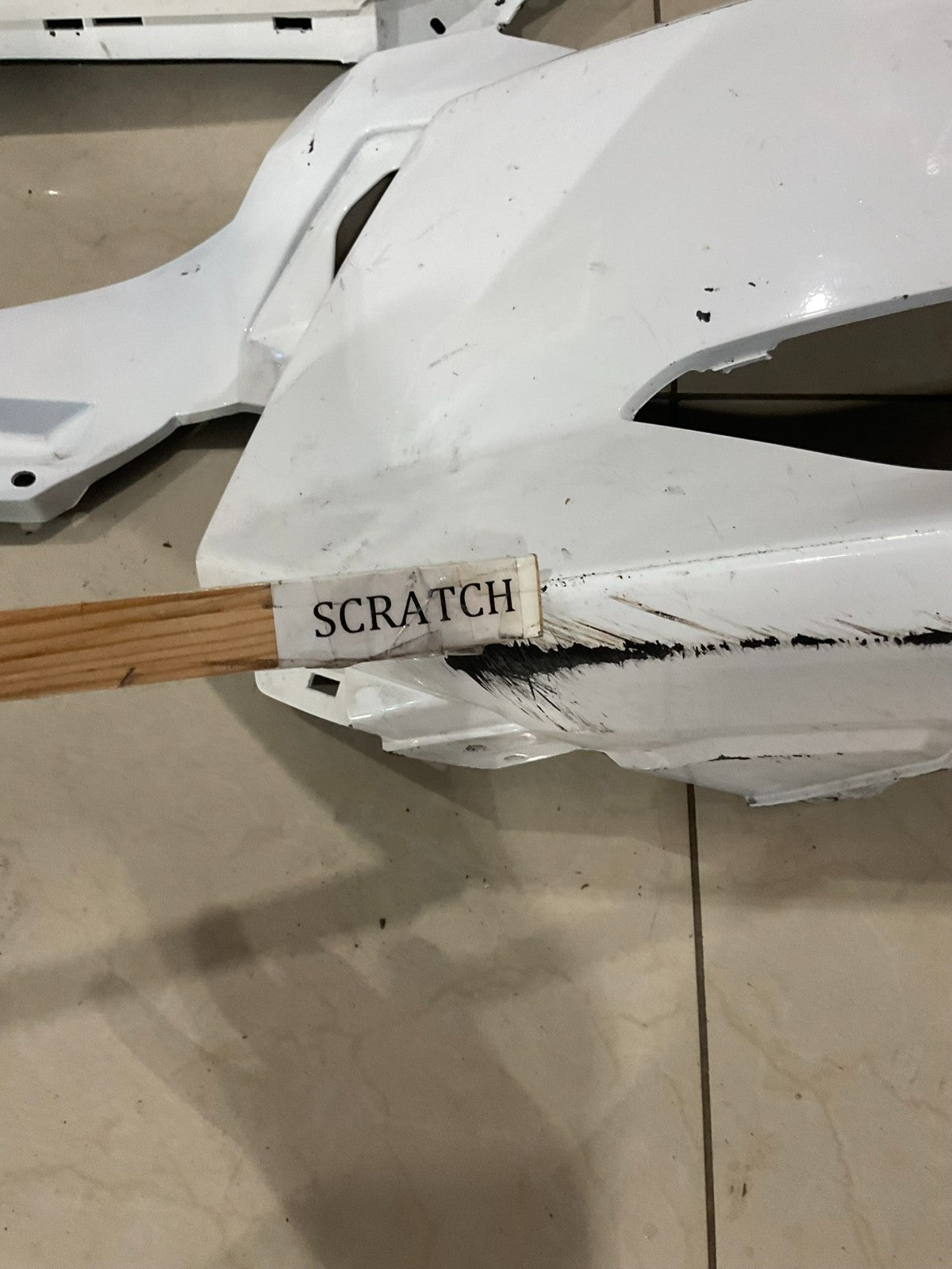 Front Bumper Cover White 2020 2021 2022 Nissan Sentra S/SV 62022+6lb0h OEM