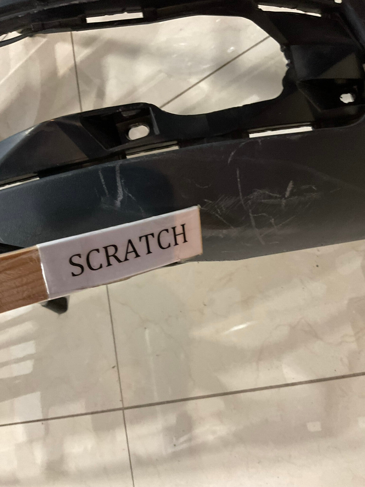 Rear Bumper Cover Black 2022-2023 Hyundai Tucson Se Sel 86612-CW010 OEM