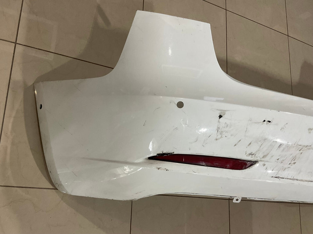 Rear Bumper Cover White 2017 2018 2019 2020 2021 Tesla Model 3 CAPA