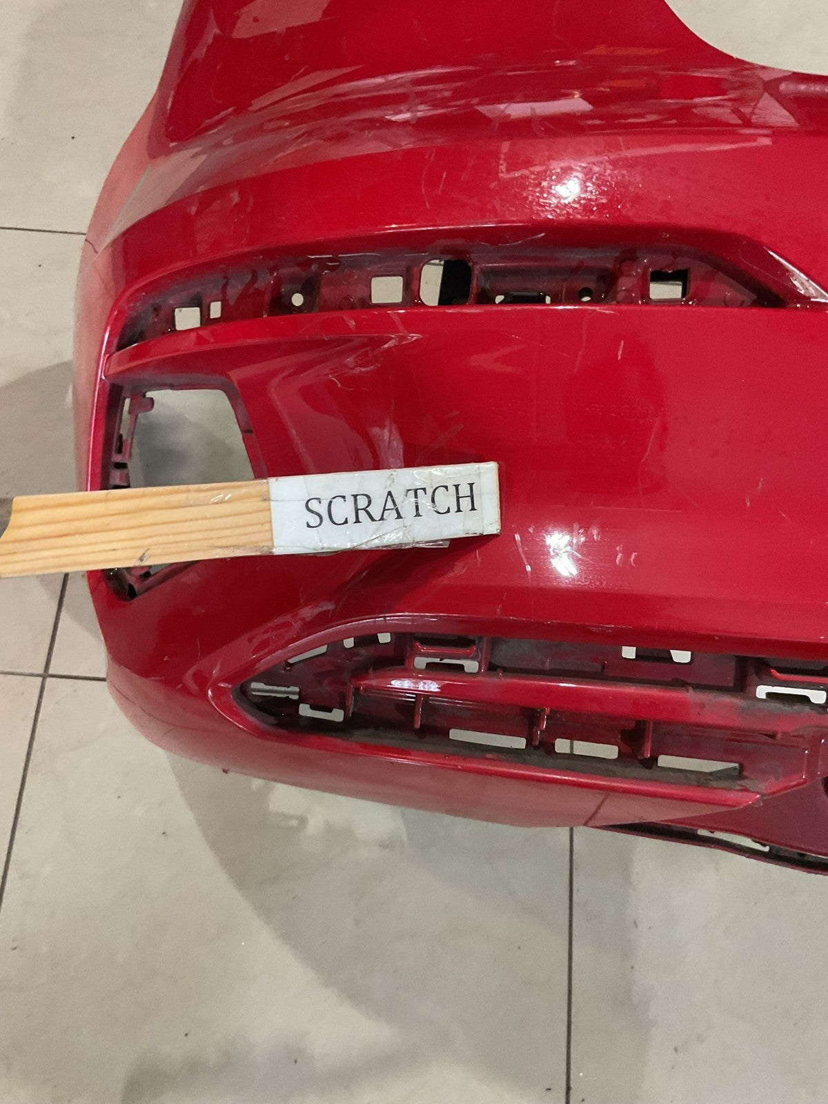 Rear Bumper Cover Red Audi A3 Sedan 2024-2025 8y5+807+511 OEM