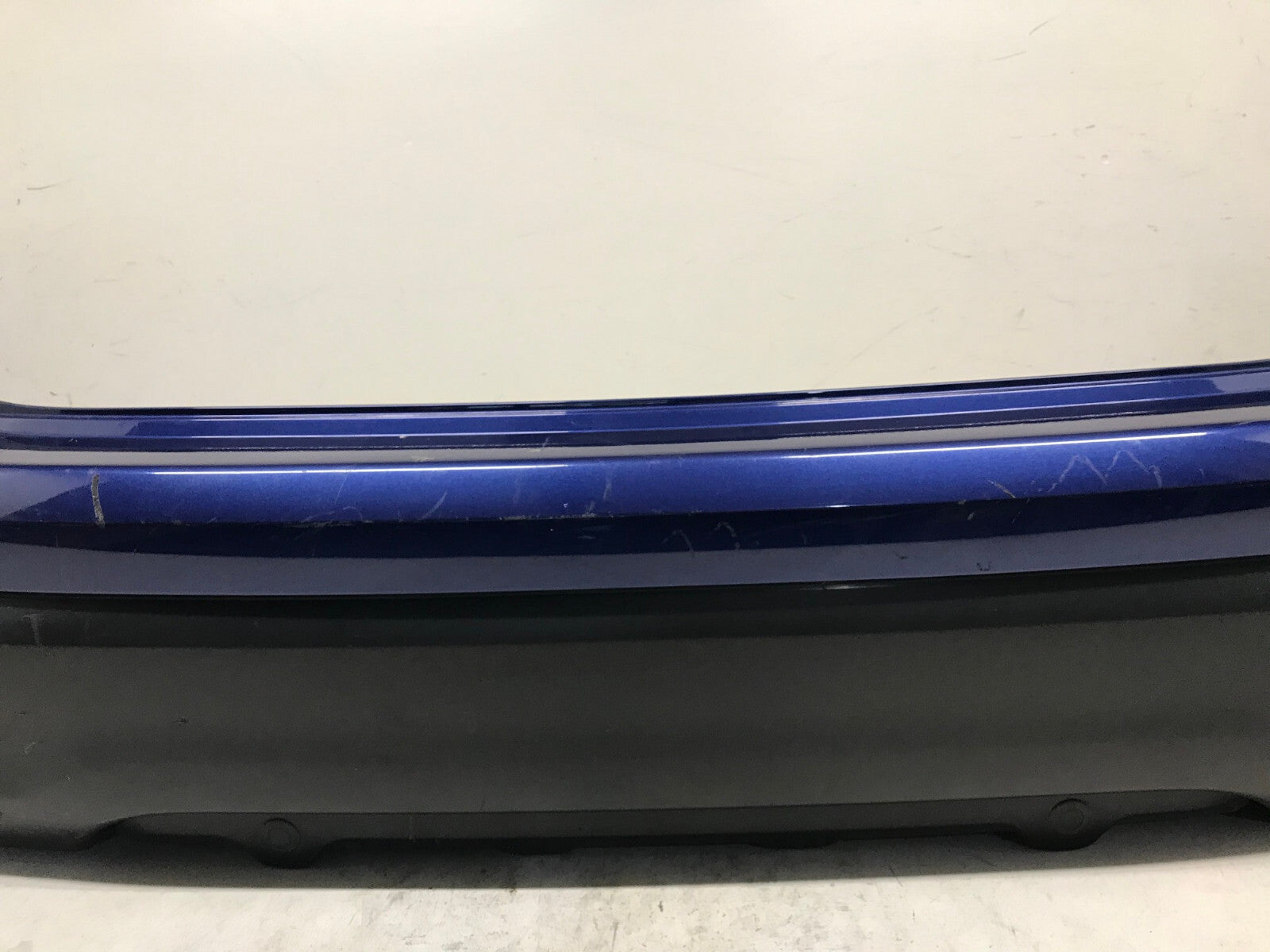 Rear Bumper Cover Blue Nissan Rogue Sport S SL SV 17 18 w/Sns H 62022-6MA0H OEM