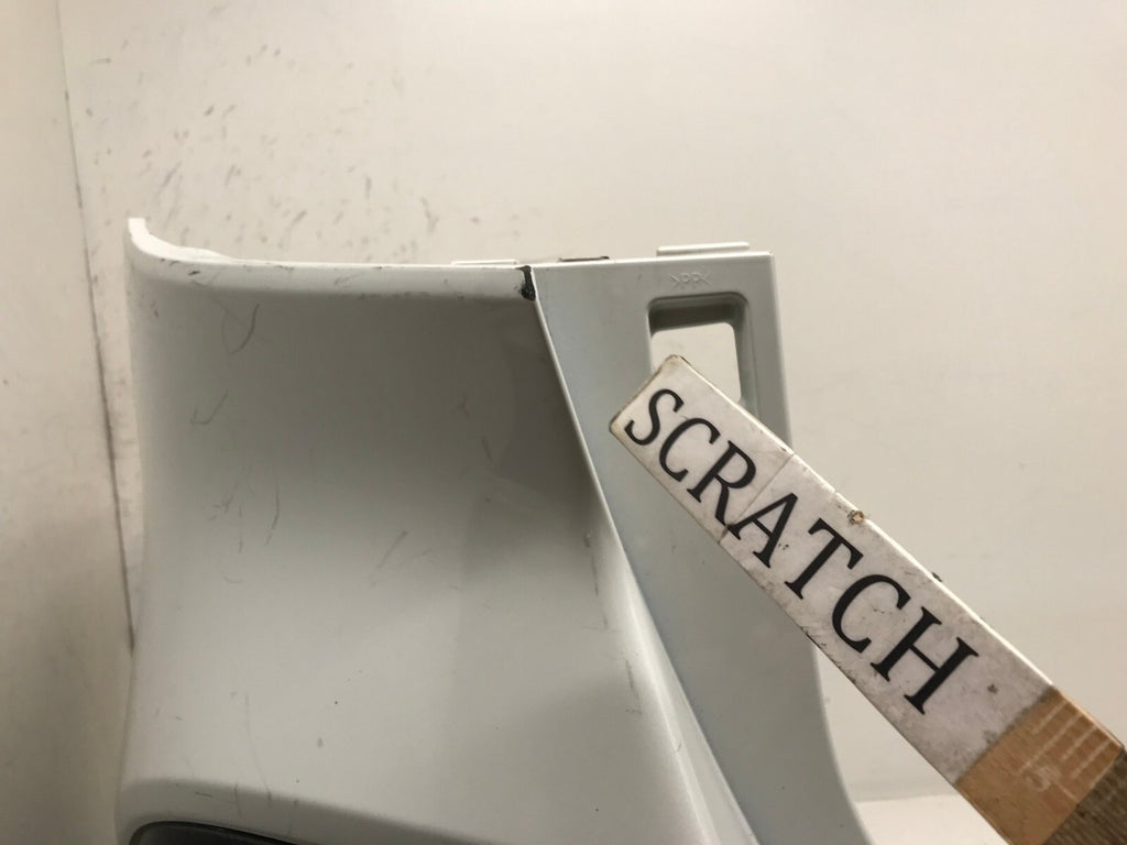 Rear Bumper Cover White Subaru Outback 2020 w/Sensor Holes 57704AN31A OEM